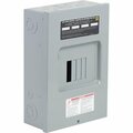 Schneider Electric Load Center, QO, 4 Spaces, 100A, 120/240V, Main Lug, 1 Phase QO4L100S